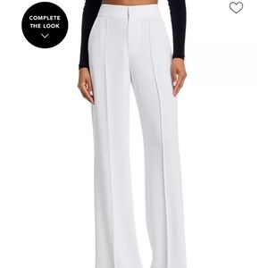 NWT Alice + Olivia Dylan High Waist Wide Leg Pant Size 2